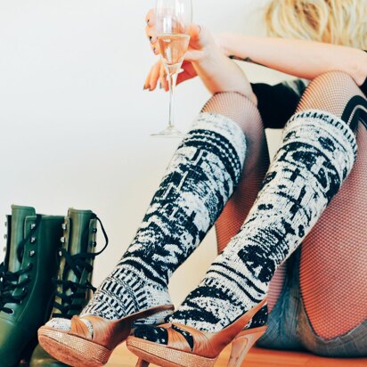 One Way or Another (Punk) Socks - knitting pattern