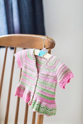 Rosetta baby cardigan