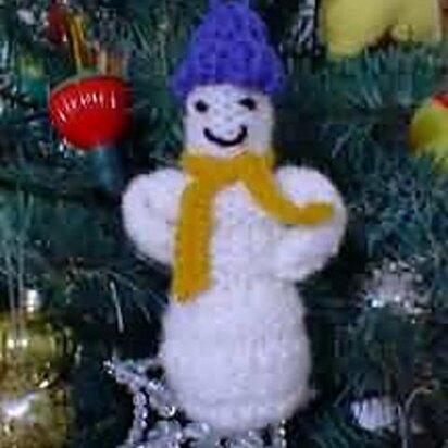 Bubble Snowman Ornament