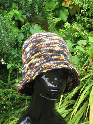 Chunky Self Striping Brim Hat