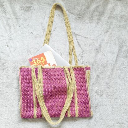 Reversible Carry all Crochet Tote Bag