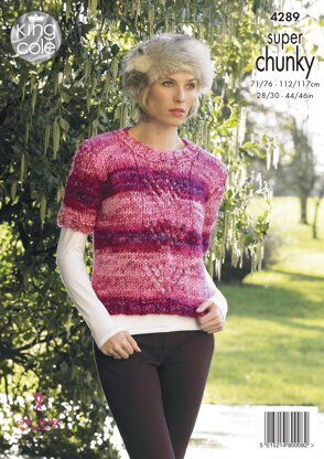 Sweaters & Cowl in King Cole Super Chunky - 4289 - Downloadable PDF