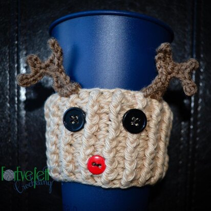 Reindeer Cup Cozy