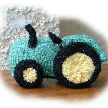 Tractor Toy - knitting pattern