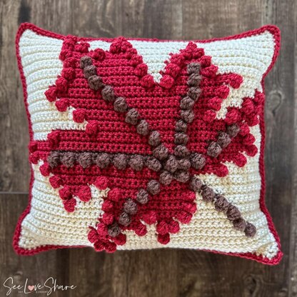 Maple Leaf Cushion Cover