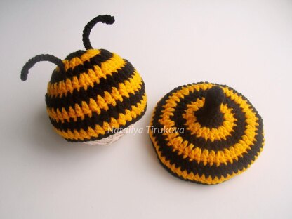 Newborn Bumble Bee Hat and Bottom Cover