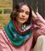 Golden Lily Reversible Cowl  by Debbie Bliss & Chloé Elizabeth Birch in Morris DK - Downloadable PDF