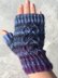 Twisted Rib with Cable Fingerless Gloves