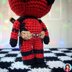 Deadpool amigurumi pattern (chibi version)
