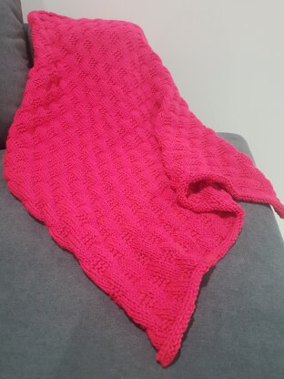 Basket Weave Baby Blanket