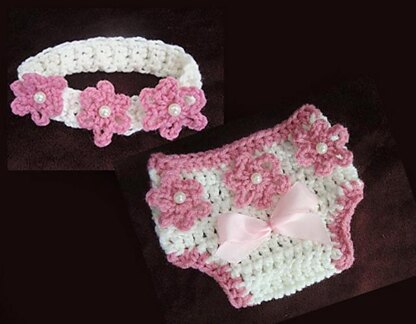 Diaper Cover and Headband 20