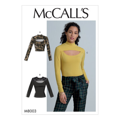 McCall's Misses' Tops M8003 - Sewing Pattern