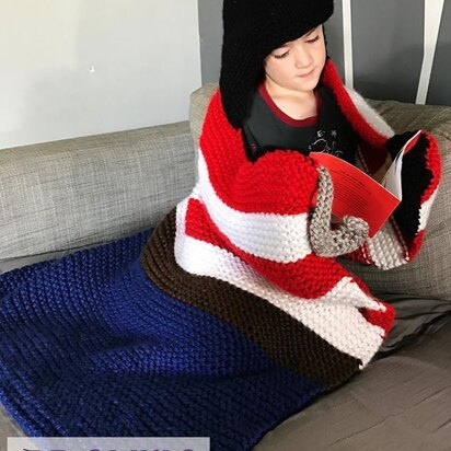 Pirate Hooded Blanket