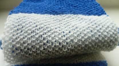 Moss Stitch Football Scarf