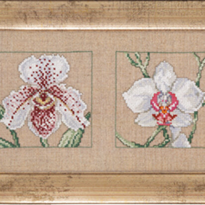 Permin Orchid Study Cross Stitch Kit
