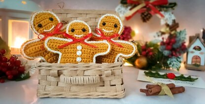 DIY Mini Crochet Kit Mini Gingerbread Man Crochet Kit -  UK