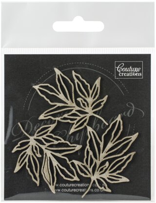 Artdeco Creations Couture Creations Peaceful Peonies Chipboard 3/Pkg - Leafy Branches