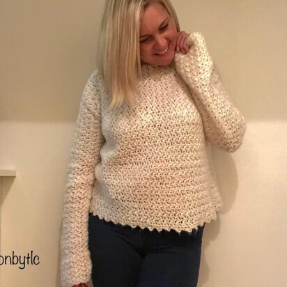 Crochet Cotton Tail Sweater