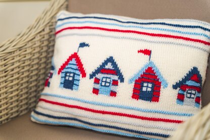 Beach Hut Cushion