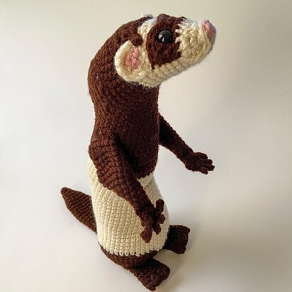 Fidget the Ferret Amigurumi