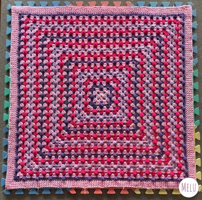 Bella’s Bobble Granny Square Blanket