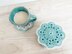 Snow Drop Crochet Coasters Pattern