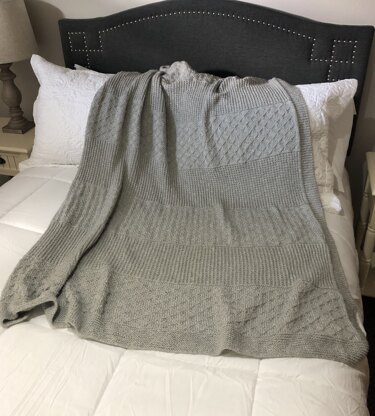 Simple Textured Blanket 'Jasper'