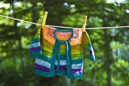 Tulips, A Colorful Cardigan for Baby