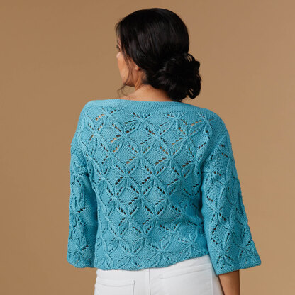 1307 Antares - Jumper Knitting Pattern for Women in Valley Yarns Goshen