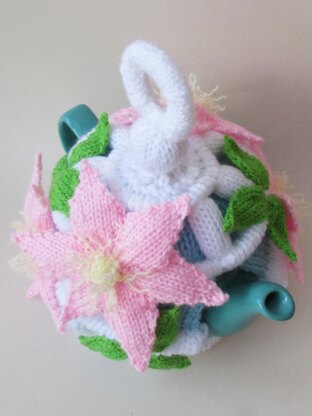 Floral Clematis Birdcage Tea Cosy