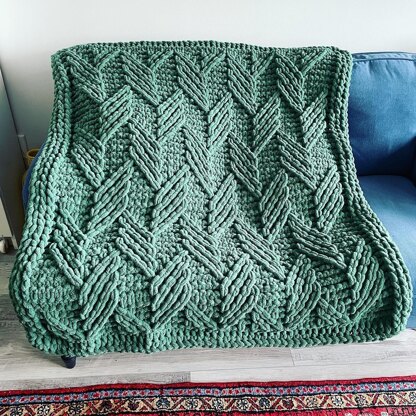 Chevron Shadow Blanket