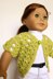 Short Sleeve Sweater or Shrug for American Girl or other 18 inch dolls 