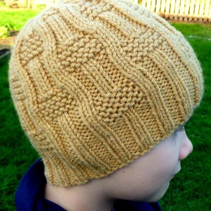 Knitted Baby Boys Girls Unisex Beanie Hat I Make My Own Waves - knitting pattern