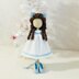 Amigurumi doll pattern, crochet doll, crochet doll with clothes, doll dress, Clara