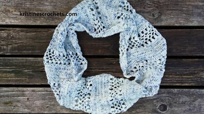 Speckled Infinity Scarf Written Pattern