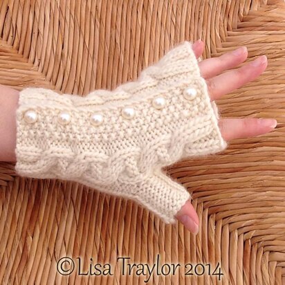 I.V. Fingerless Mitts - knitting pattern