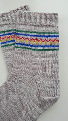 Beach Hut Socks