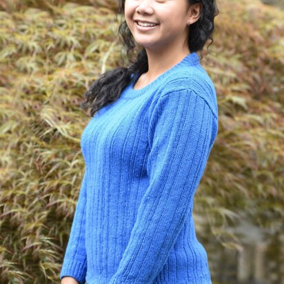 Saturday Jazz Sweater in Cascade Yarns Aegean Tweed - DK648 - Downloadable PDF