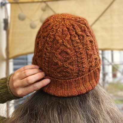 Pumpkin Field Hat - knitting pattern