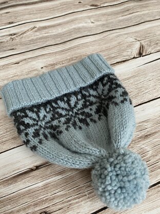 Nordic Snowflake Hat