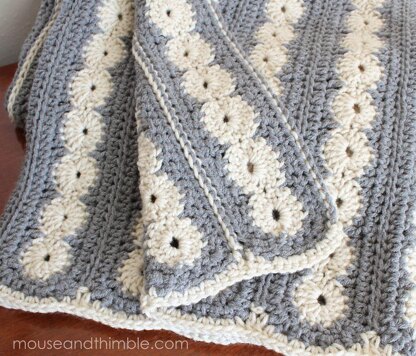 Oyster Bay Afghan Blanket US TERMS 3652