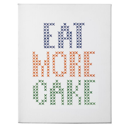 Anchor Big & Easy Cross Stitch - EAT MORE