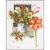 Lanarte Holly Jolly Amaryllis Counted Cross Stitch Kit