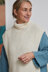 Bib Tank - Slipover Knitting Pattern For Women in Debbie Bliss Cashmerino Chunky by Debbie Bliss