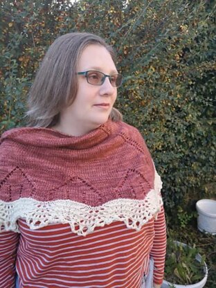 Gingerbread House Shawl