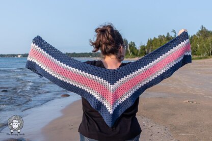 South Hampton Triangle Shawl