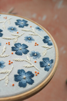 Floral Burst - Beginner Downloadable Embroidery Pattern