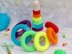 Rainbow stacking rings