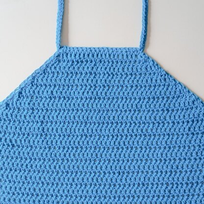 Ocean Blue Crop Top