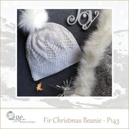 Fir Christmas Beanie - P143